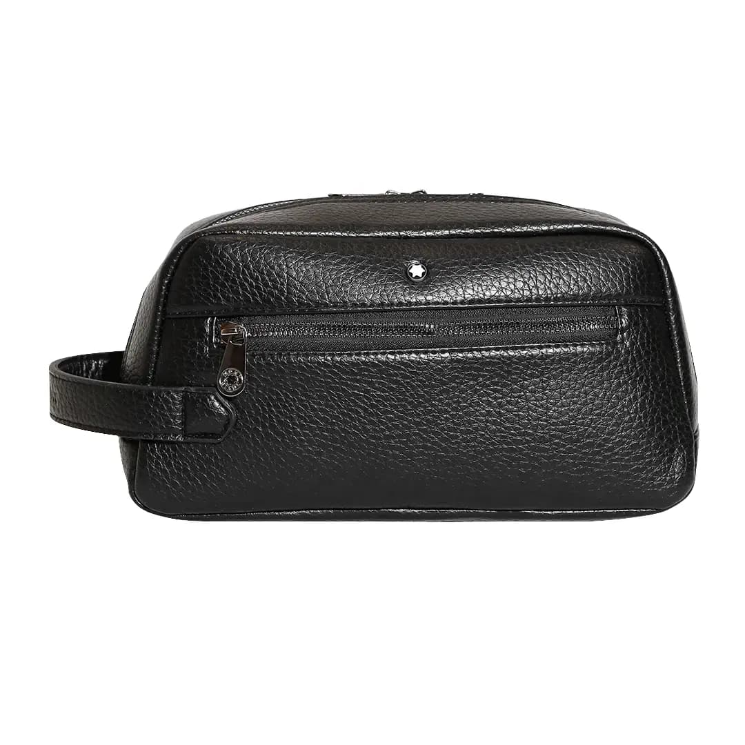 کیف دستی چرمی تک زیپ Mont Blanc مدل MB30444 — تصویر ۲