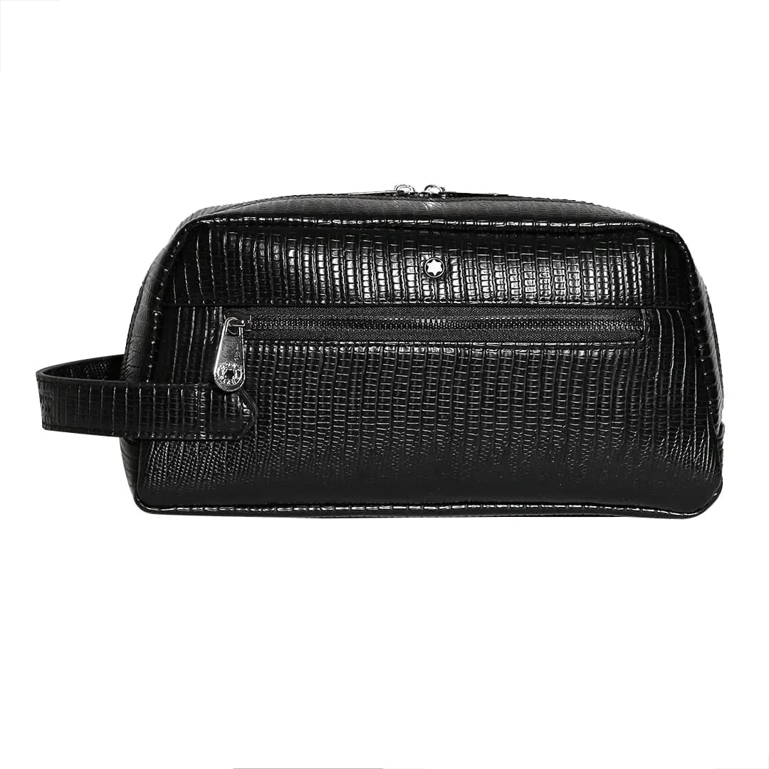 کیف دستی چرمی تک زیپ Mont Blanc مدل MB30442 — تصویر ۸