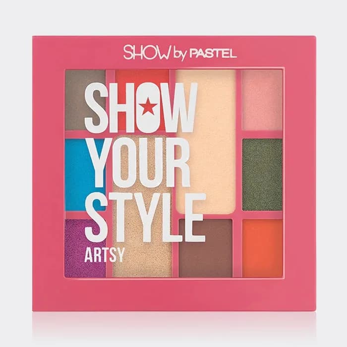 پالت سایه چشم 10 رنگ پاستل Pastel Eyeshadow Set Show Your Style — تصویر ۲