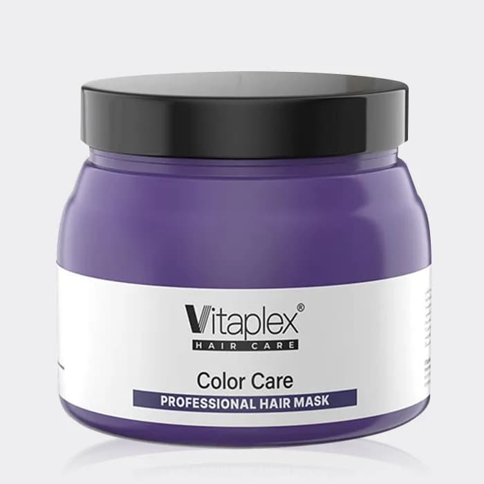 ماسک موهای رنگ شده ویتاپلکس Vitaplex Color Care Professional Hair Mask 500ml — تصویر ۳