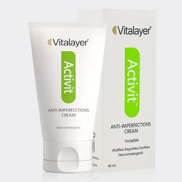کرم ضد جوش اکتی ویت ویتالیر Vitalayer Activit Anti-Imperfections Cream 40ml — تصویر ۵