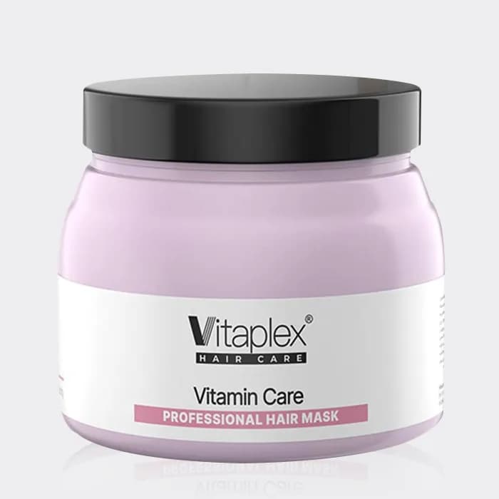 ماسک مو ویتامینه داخل حمام موهای خشک و نرمال ویتاپلکس Vitaplex Vitamin Care Professional Hair Mask 500ml