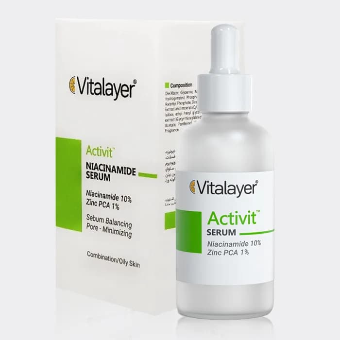 سرم نیاسینامید اکتی ویت ویتالیر Vitalayer Activit Niacinamide Serum 30ml — تصویر ۷
