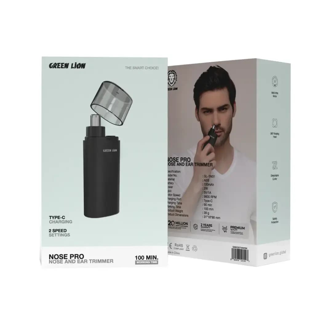 ماشین اصلاح موی بینی گرین لاین Green Lion Nose Pro Nose and Ear Trimmer GNNOSETMMRBK — تصویر ۱۱