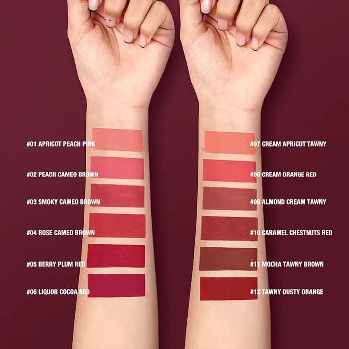 رژ لب مایع مات 24 ساعته او تو او O.TWO.O High-Energy Heavy Mist Matte Lip Glaze 5gr — تصویر ۴