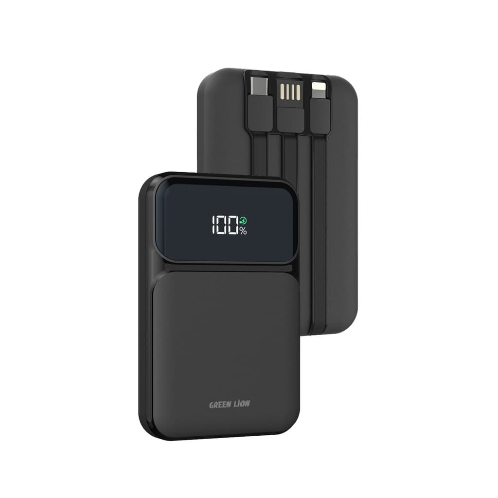 پاوربانک 3in1 10000mAh گرین لاین مدل GN3PB10PDWBK