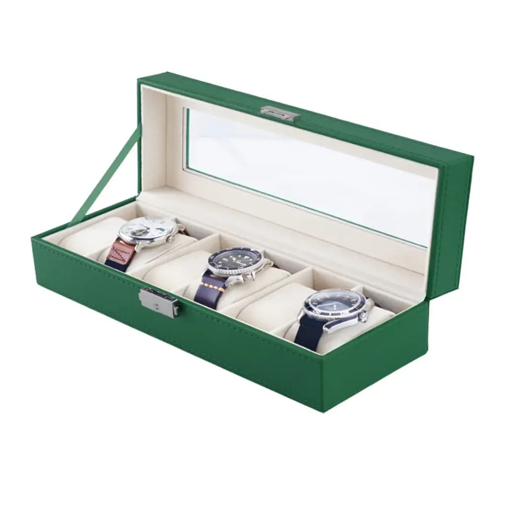 باکس ساعت Classic 6 Slots گرین لاین مدل GNCWATBX6GN — تصویر ۴