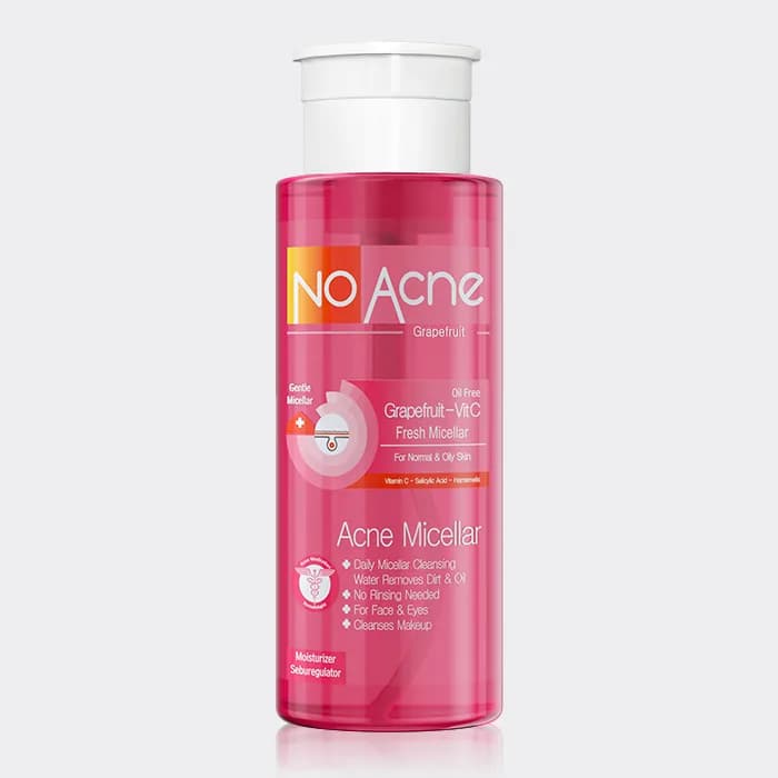 میسلارواتر ضد جوش و روشن کننده گریپ فروت نوآکنه No Acne Grapefruit Vit C Micellar Water 270ml