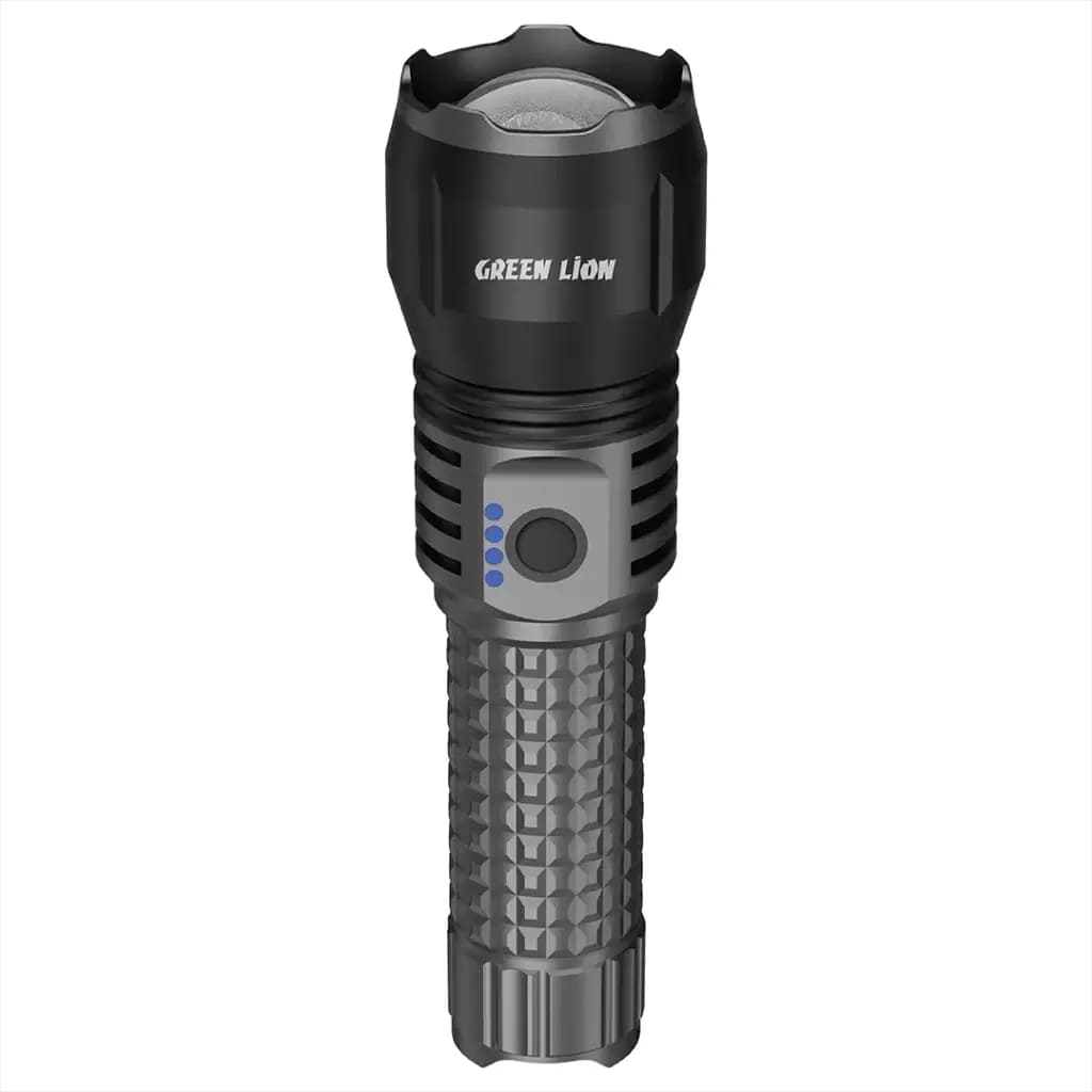 چراغ قوه شارژی گرین لاین مدل Hunter GNHLEDFL11GY — تصویر ۲
