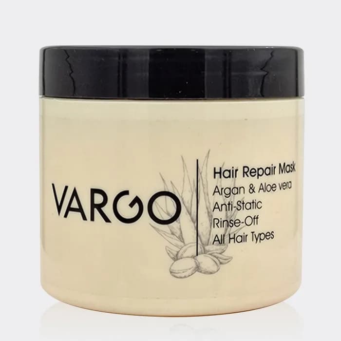 ماسک مو آرگان و آلوئه ورا وارگو Vargo Argan & Aloe vera Hair Repair Mask 400ml — تصویر ۲
