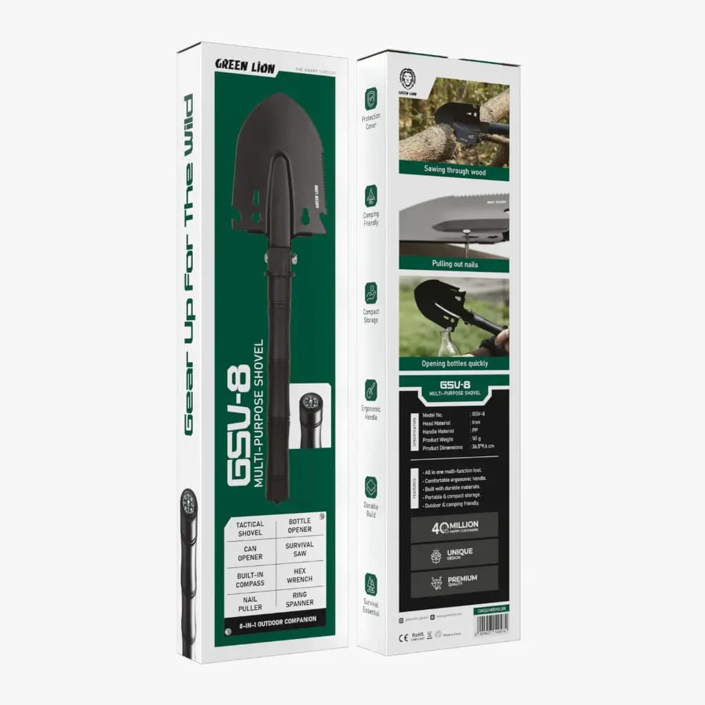 بیلچه چندکاره گرین لاین مدل GSV-8 GNGSV8SHVLBK — تصویر ۸