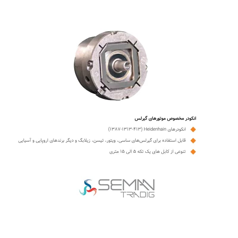 انکدر مخصوص موتور گیرلس آسانسور — تصویر ۲