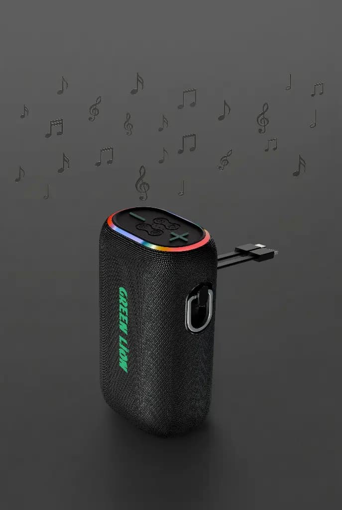 اسپیکر Wave 20 و پاوربانک 10000mAh گرین لاین مدل GNSP36P16WBK — تصویر ۸