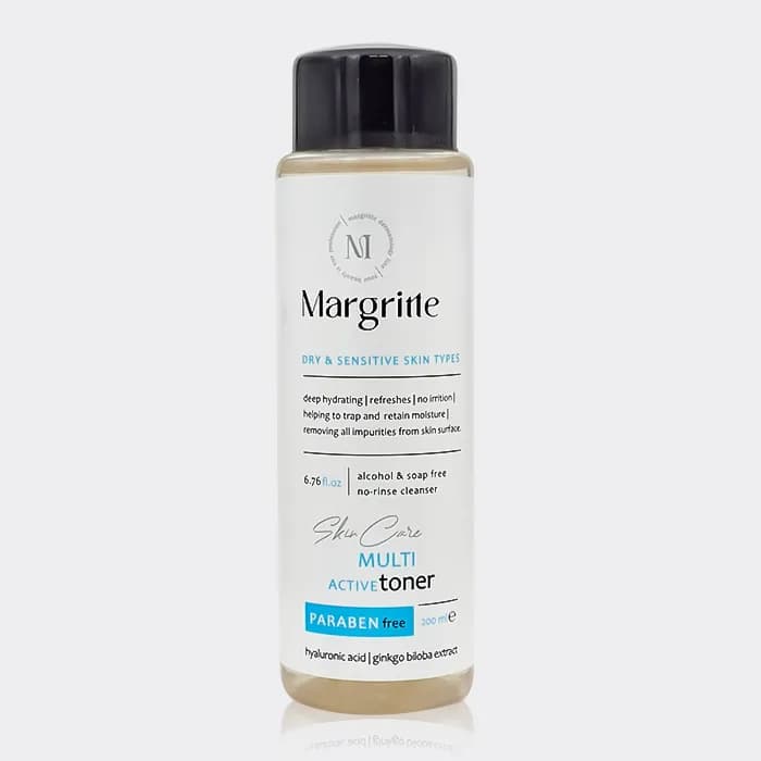 تونر مولتی اکتیو پوست خشک و حساس مارگریت Margritte Dry & Sensitive Multi Active Toner 200ml