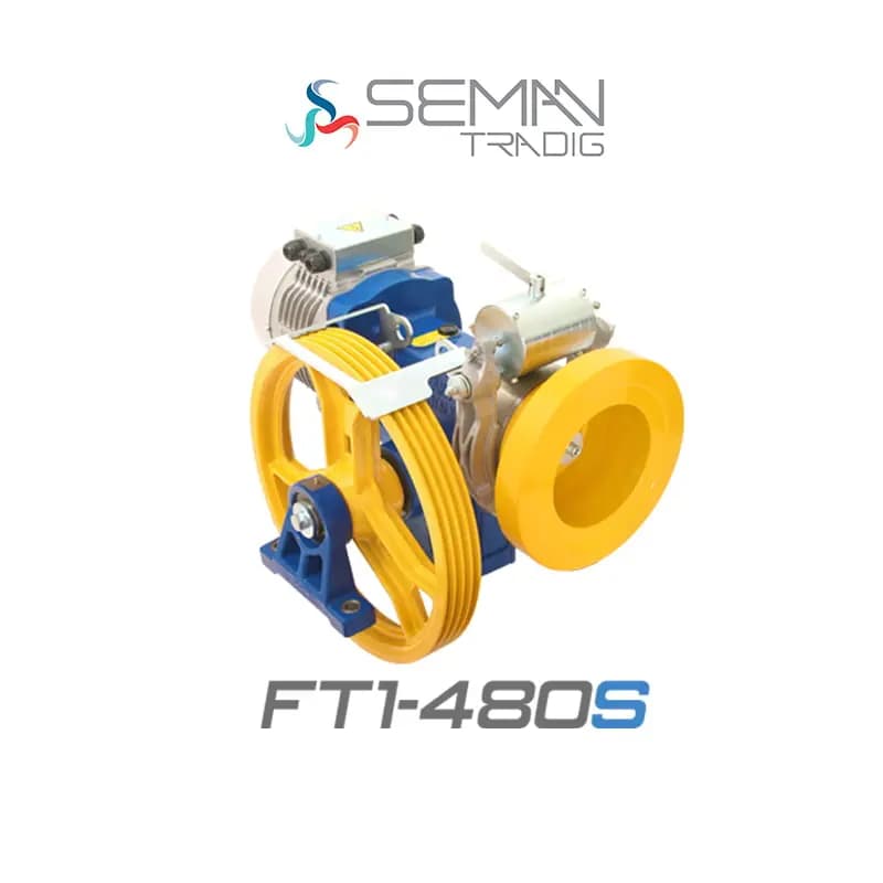 موتور آسانسور گیربکس FT1 480 ایتال 6 نفره — تصویر ۳
