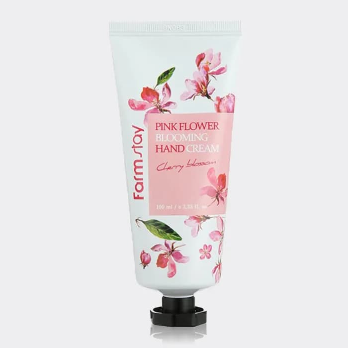 کرم دست شکوفه گیلاس فارم استی Farm Stay Pink Flower Chery Blossom Hand Cream 100ml