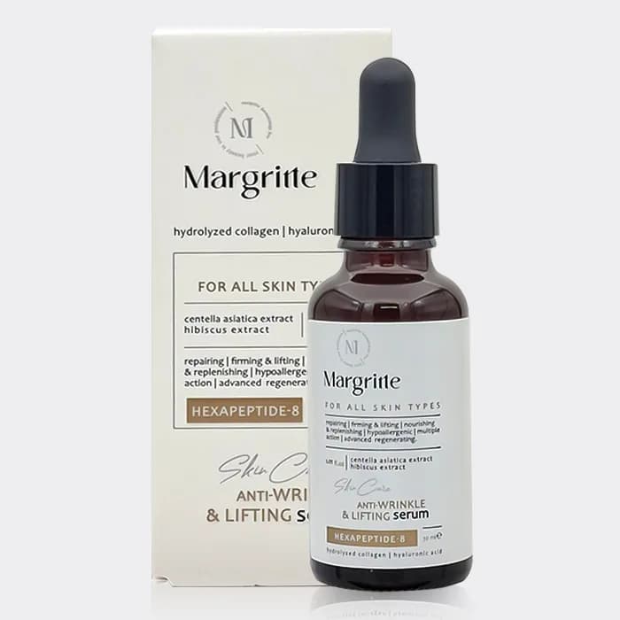 سرم ضد چروک و لیفتینگ هگزاپپتاید-8 مارگریت Margritte Anti Wrinkle & Lifting Serum 30ml — تصویر ۵