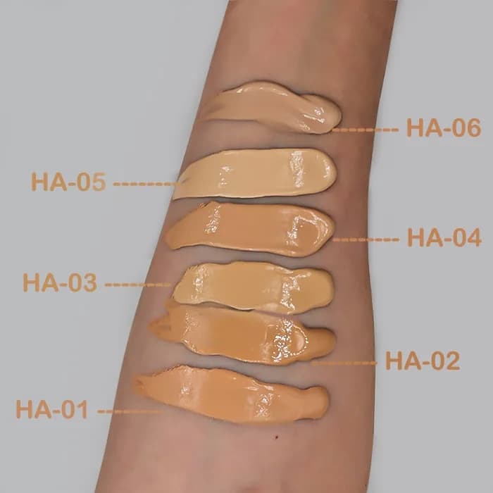 کرم پودر هیالورونیک اسید رینی فلاور Rainy Flower Fluid Foundation Hyaluronic Aacid 30ml — تصویر ۷