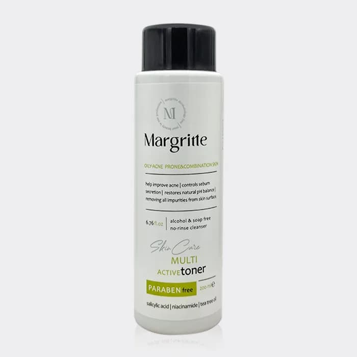 تونر مولتی اکتیو پوست چرب مارگریت Margritte Oily-Acne Skin Multi Active Toner 200ml — تصویر ۲