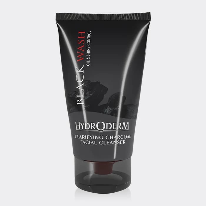 ژل شستشو زغال هیدرودرم Hydroderm Charcoal Facial Cleanser 150ml