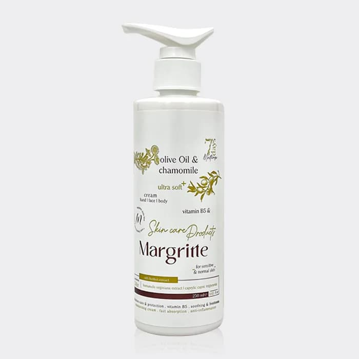 کرم مرطوب کننده زیتون و بابونه مارگریت Margritte Olive & Chamomile Cream 250ml