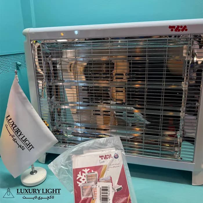 بخاری برقی 6 شعله فن دار برفاب مدل QH-3000 — تصویر ۱۱