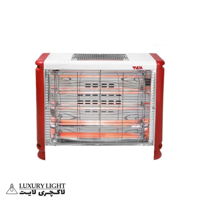 بخاری برقی 6 شعله فن دار برفاب مدل QH-3000 — تصویر ۹
