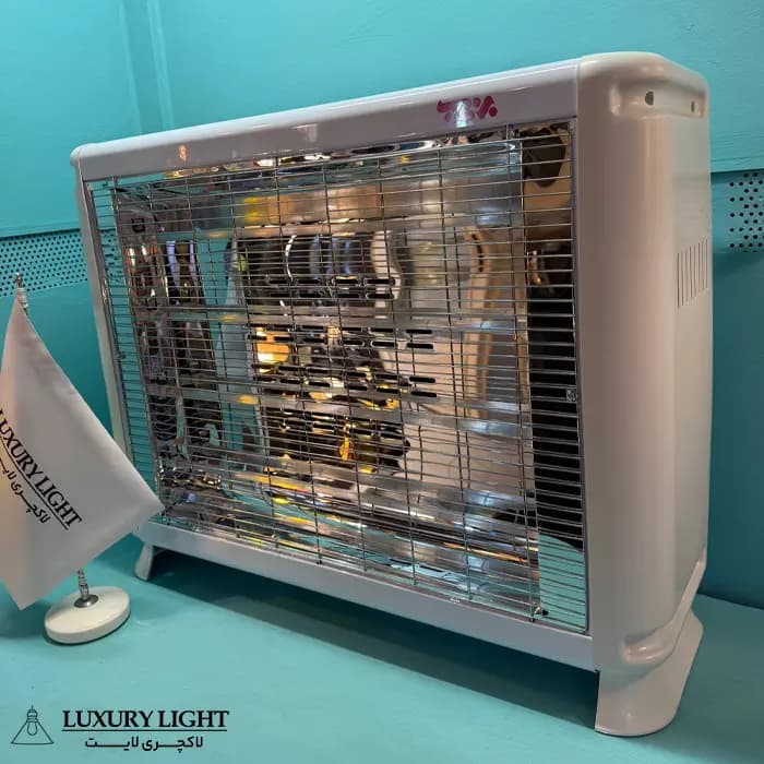 بخاری برقی 6 شعله فن دار برفاب مدل QH-3000 — تصویر ۶