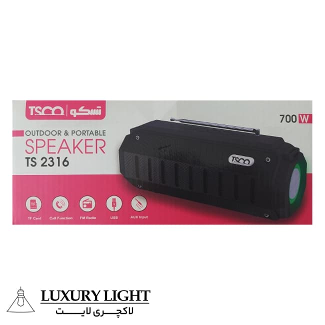 اسپیکر بلوتوثی تسکو مدل TS 2316 — تصویر ۵