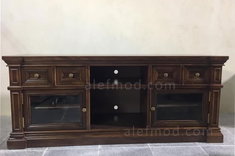 میز تلویزیون چوبی مدل 17958 — تصویر ۲