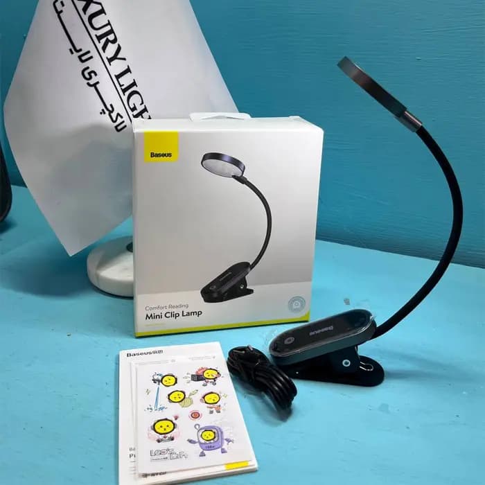 چراغ مطالعه باسئوس مدل MINI CLIP LAMP — تصویر ۵