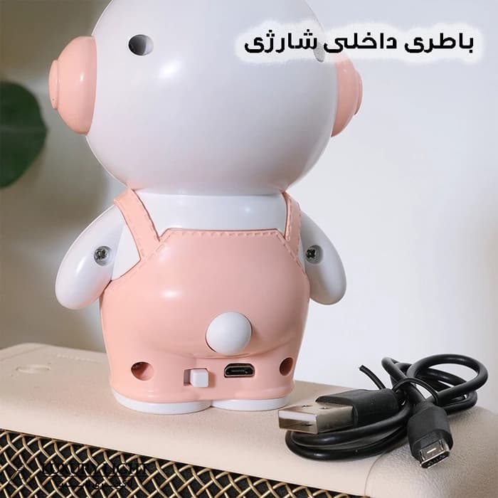 چراغ مطالعه شارژی مدل فضانورد کد JS6801H — تصویر ۳