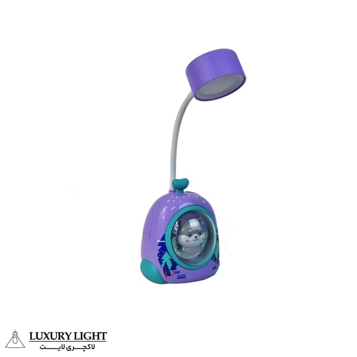 چراغ مطالعه مدل شارژی طرح خرس کابین دار کد xjd-09