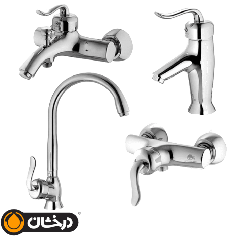 شیرآلات درخشان مدل آرک کروم