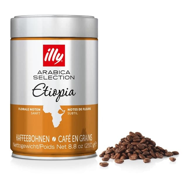 دانه قهوه اتیوپی ایلی illy
