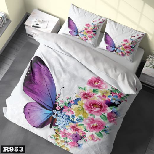 روتختی پروانه و گل کد R953