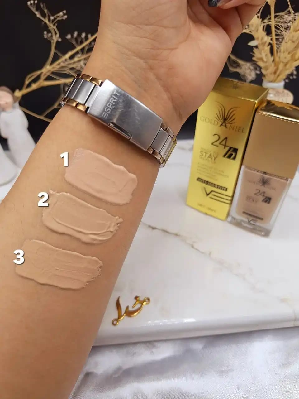 کرم پودر پرطرفدار میکاپ اورجینال گلد آنجل Gold Angel اصلی کد GA1911 — تصویر ۳