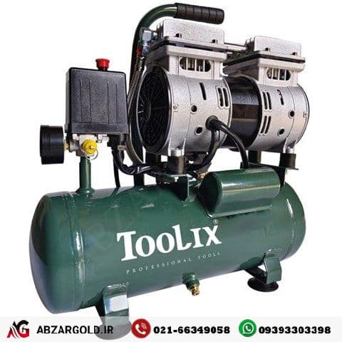 کمپرسور باد سایلنت تولیکس 9 لیتری مدل TX-2809 — تصویر ۵