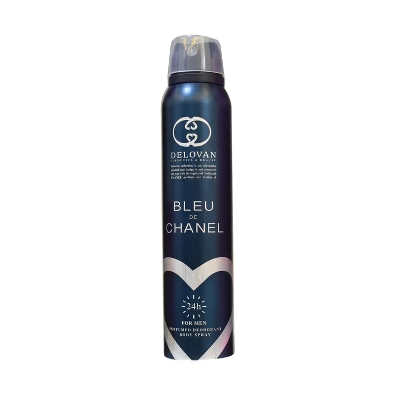 اسپری خوشبو کننده بدن مردانه دلوان مدل bleu de chanel حجم 200 میلی لیتر