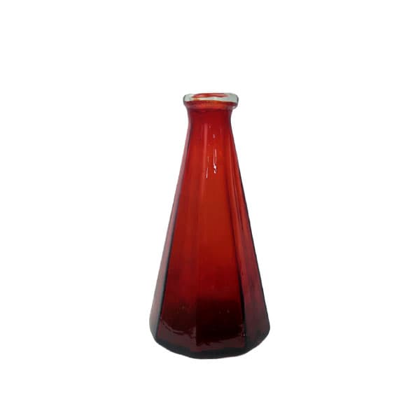 گلدان دکوری شیشه ای مدل مخروطی کد 2305 — تصویر ۲