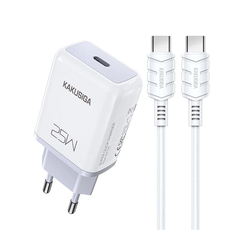 شارژر دیواری 25 وات کاکوسیگا به همراه کابل Kakusiga KSC-814 — تصویر ۱۲