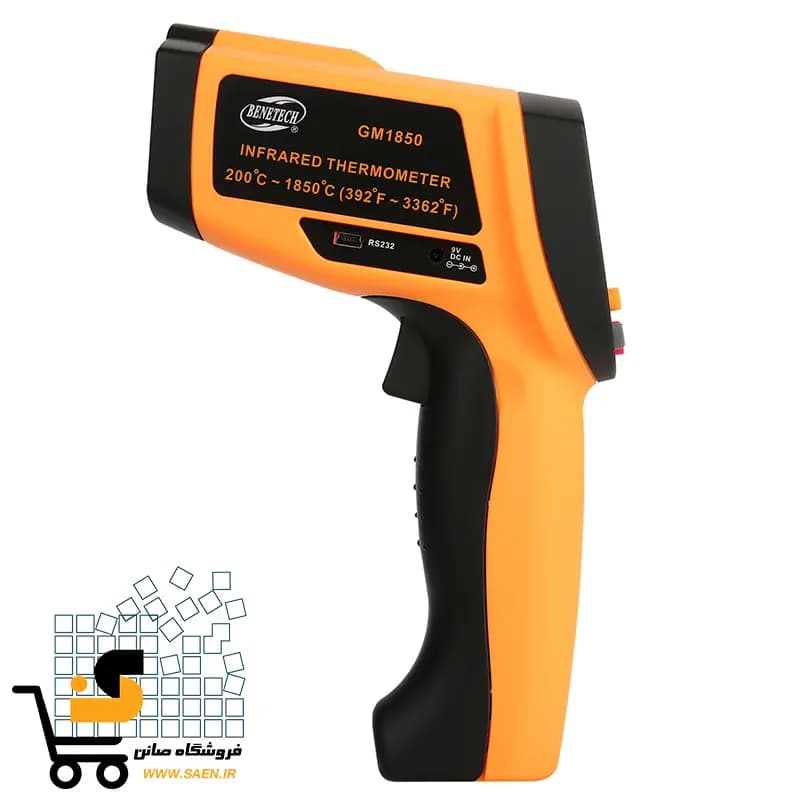 دماسنج تفنگی دیتالاگر 1850 درجه مدل GM1850 از کمپانی BENETECH — تصویر ۸