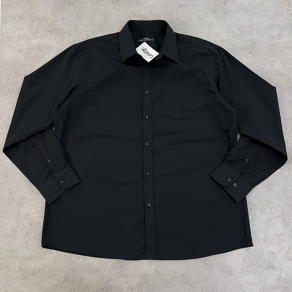 پیراهن مردانه مشکی اورجینال GEORGE سایز 2XL