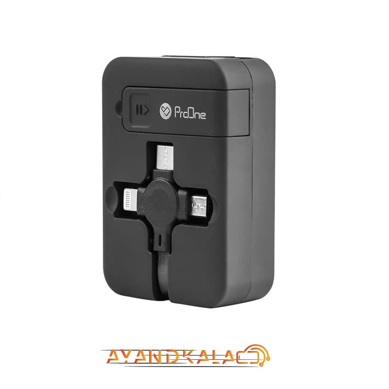 کابل تبدیل USB به USB-C / microUSB / لایتنینگ پرووان مدل PCC365R طول 1 متر — تصویر ۲