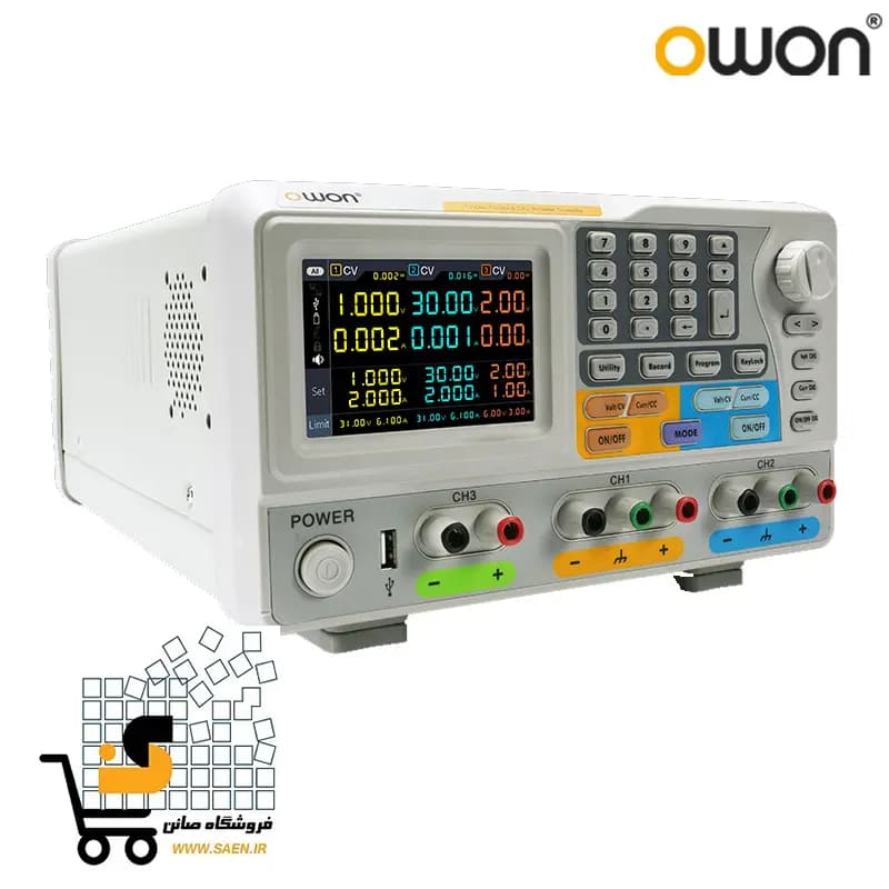منبع تغذیه قابل برنامه ریزی 60 ولت 3 آمپر odp6033 کمپانی owon — تصویر ۵