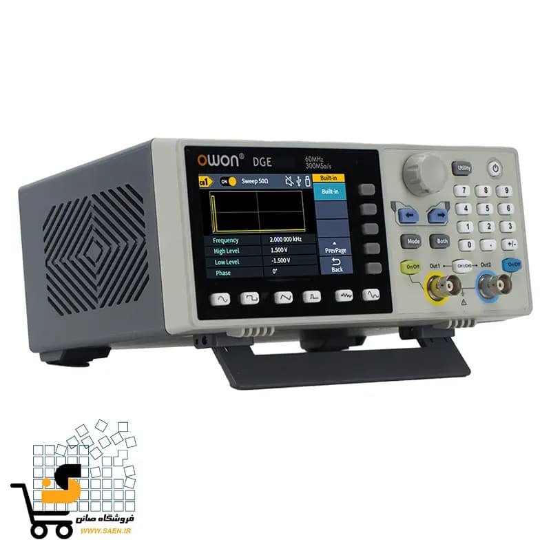 فانکشن ژنراتور دیجیتال 30MHz دو کاناله DGE-3032 ساخت کمپانی OWON — تصویر ۱۱