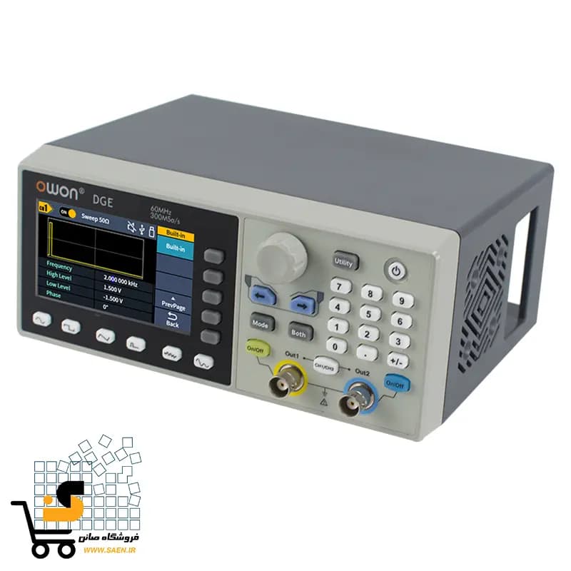 فانکشن ژنراتور دیجیتال 30MHz دو کاناله DGE-3032 ساخت کمپانی OWON — تصویر ۸