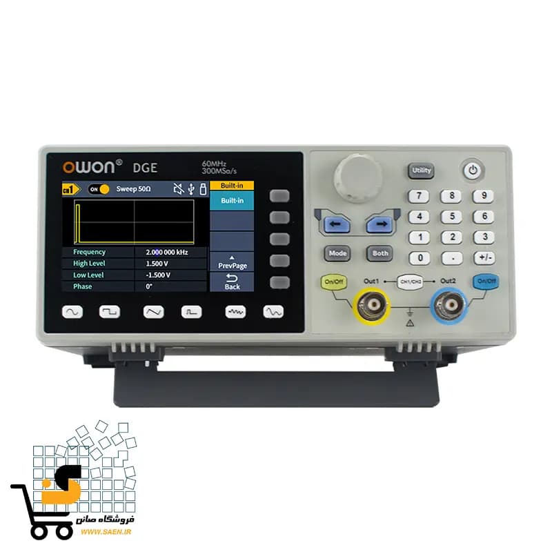 فانکشن ژنراتور دیجیتال 30MHz دو کاناله DGE-3032 ساخت کمپانی OWON