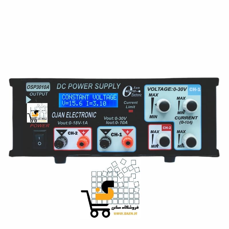 پاورساپلای متغیر 10 آمپر و 30 ولت osp-3010a — تصویر ۵