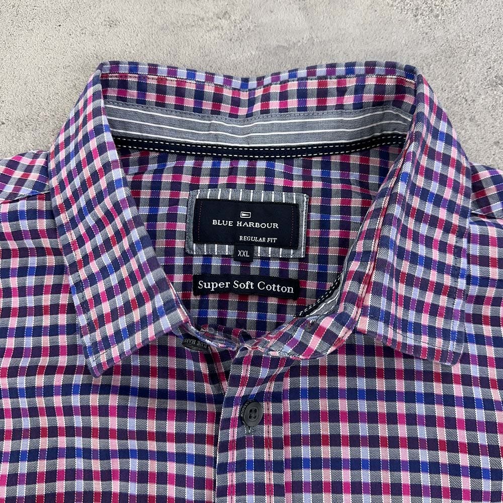 پیراهن مردانه اورجینال BLUE HARBOUR سایز XXL — تصویر ۴